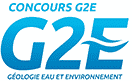 Logo du concours Géologie Eau et Environnement (G2E) des concours Agro, Véto, ENS, G2E et Polytech